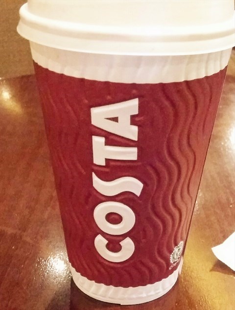 香草拿铁 - 西单的costa coffee)