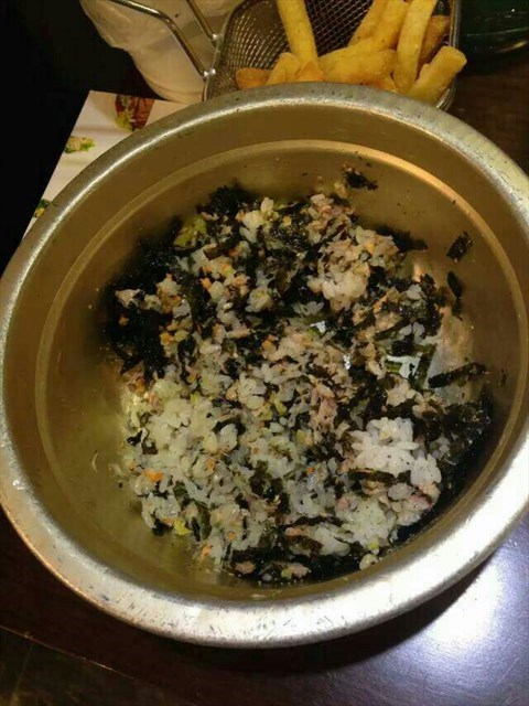 海苔拌饭 - 颐和园的金火炉芝士年糕火锅