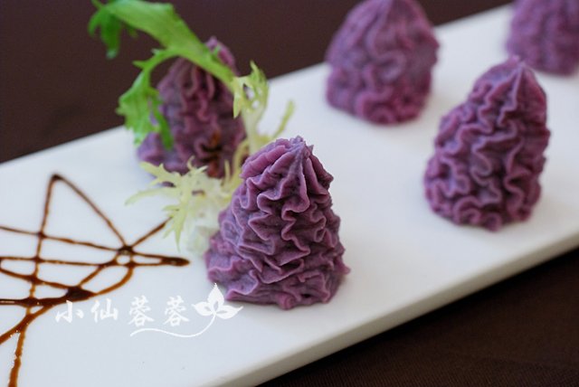 奶香紫薯泥 