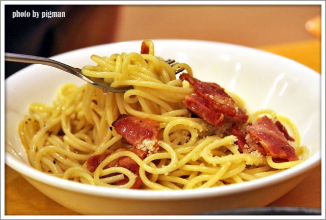 罗马风味奶酪培根面