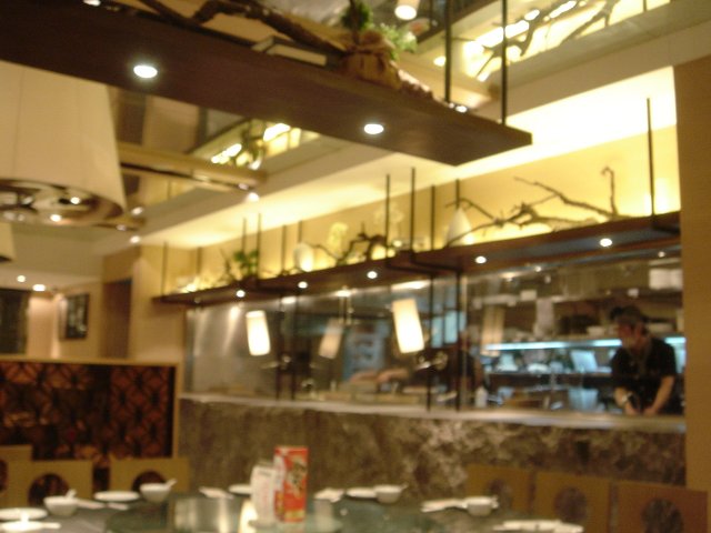 店后的料理台