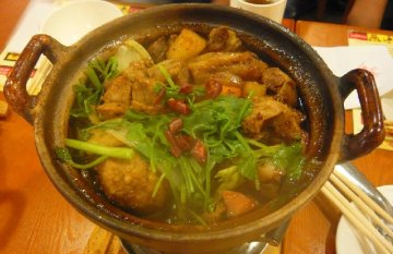 好吃的鸡公煲