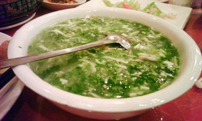 荠菜豆腐汤