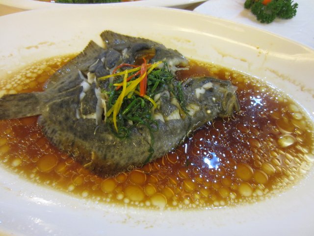 清蒸多宝鱼