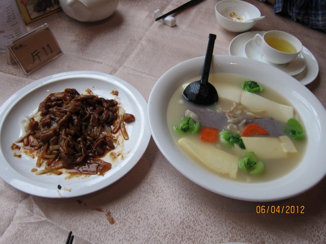 豉油皇鵝腸及濃湯三味豆腐