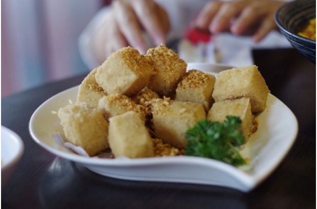 避风塘豆腐