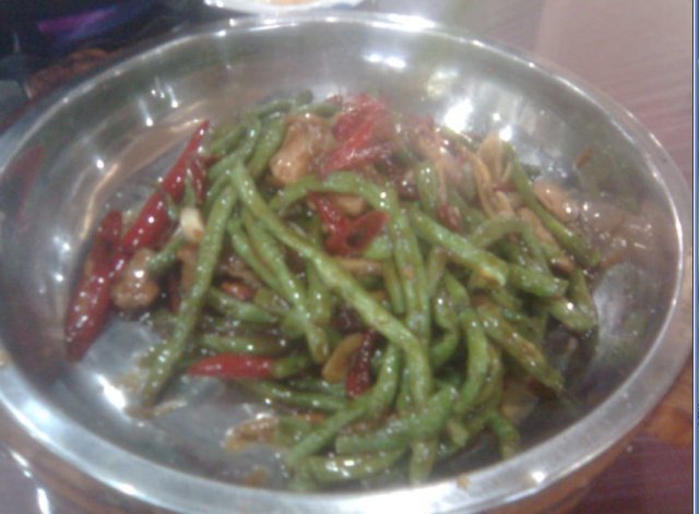 正  长豆角烧肉