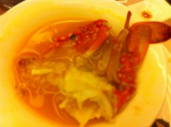 飞蟹南瓜汤