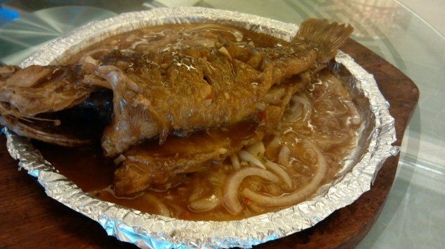 锡纸鲈鱼，不是bb鱼哦，鱼肉清甜入味