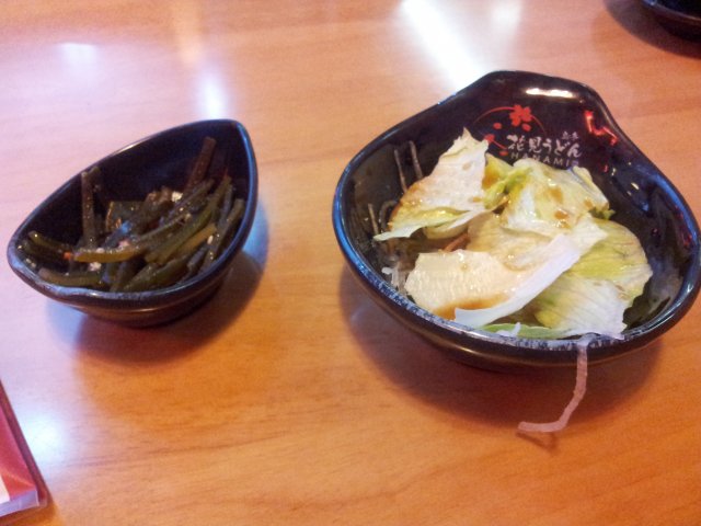 送的餐前小菜