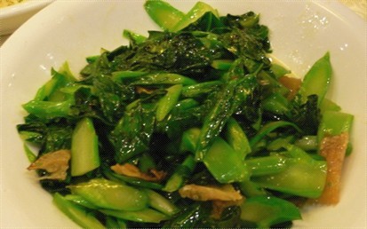 方鱼炒芥兰,方鱼,炒芥兰_大山谷图库