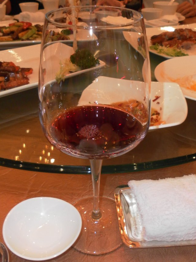 随餐配送的红酒