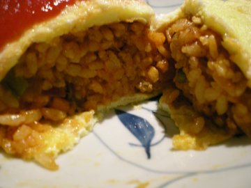 蛋包饭内部