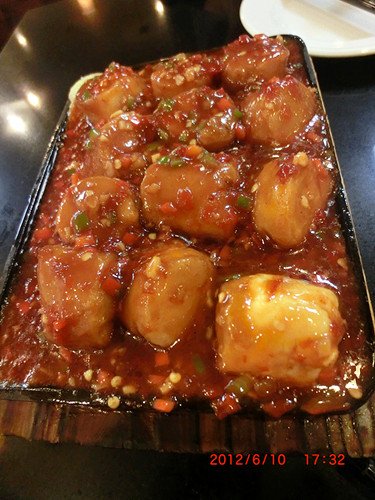 铁板茄汁豆腐