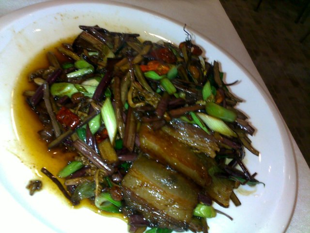 蕨菜腊肉