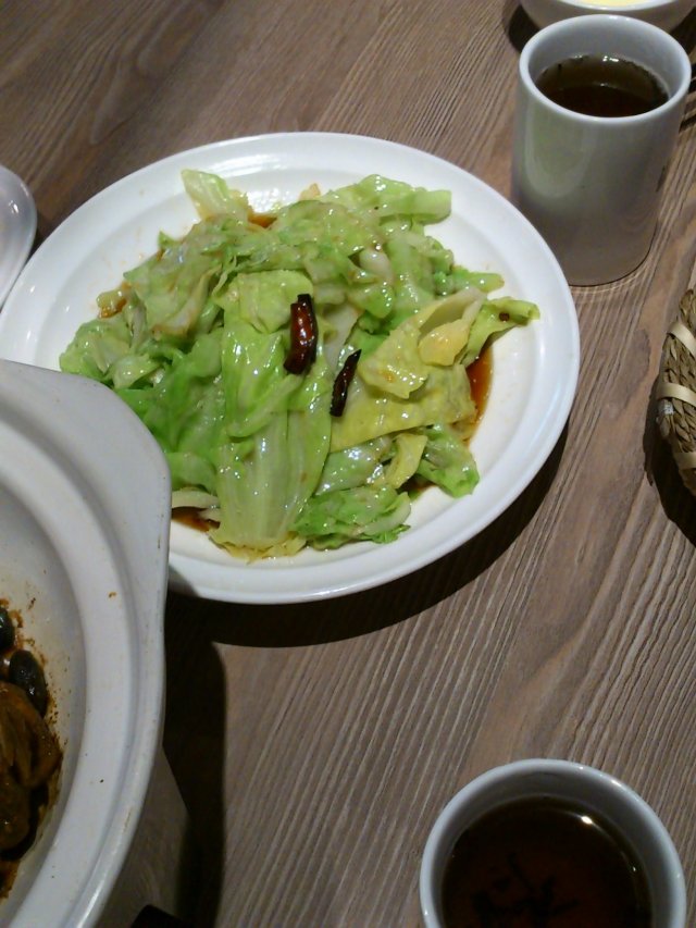炝炒牛心菜