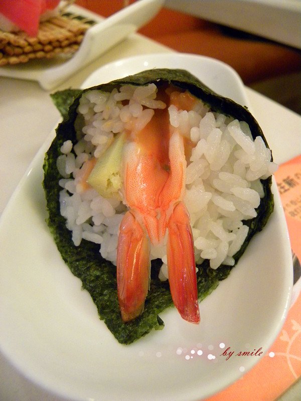 鸡蛋大虾手卷