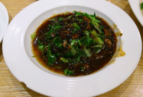 豆豉鲮鱼鸡毛菜