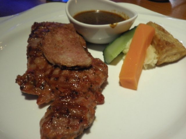 鹅肝酱西冷牛扒