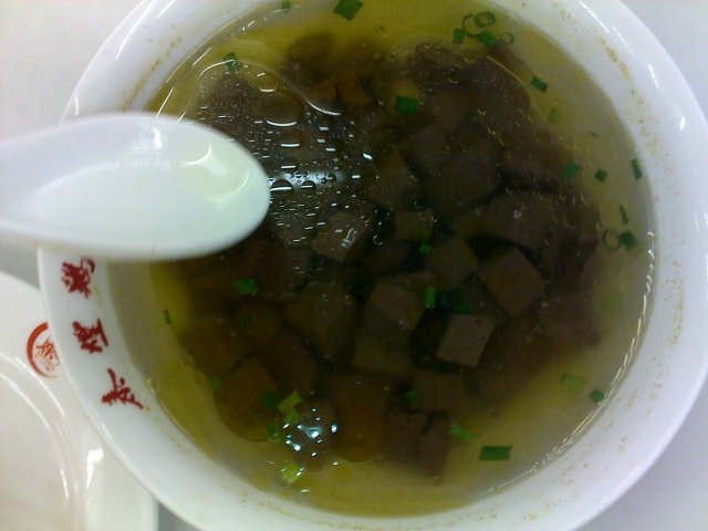 鸭血汤