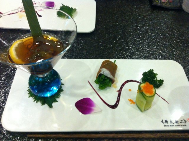 醋味海蜇配海参