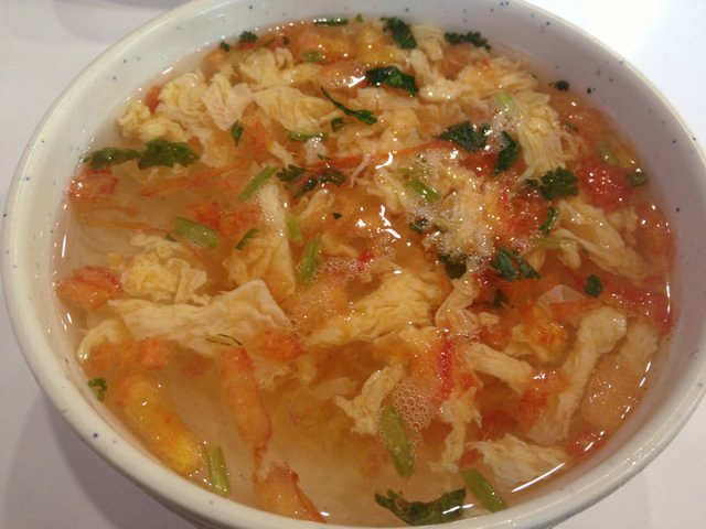 鸡蛋西红柿汤