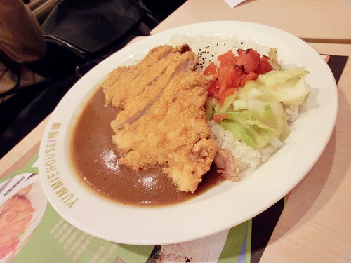 和风猪扒咖喱饭