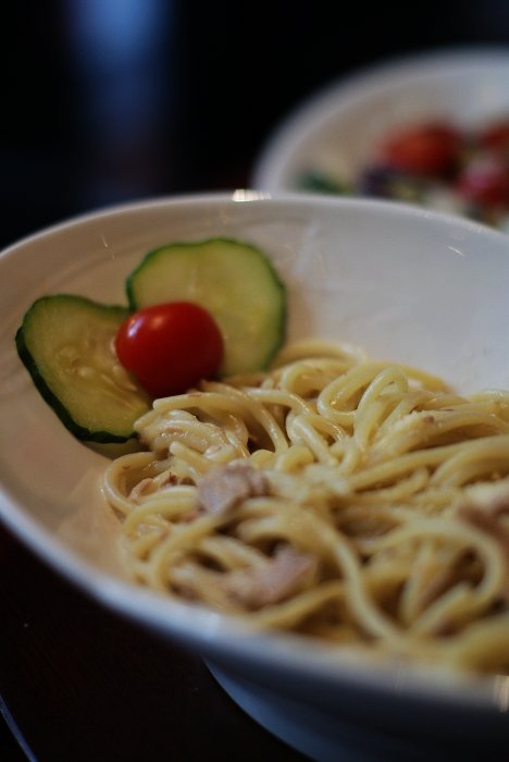 德国白汁吞拿鱼意粉