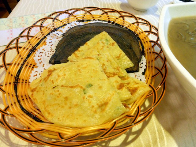 黑米葱油饼