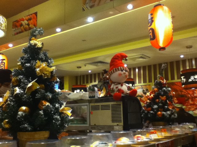 2012年圣诞节时的装饰