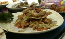 牛排&油爆虾