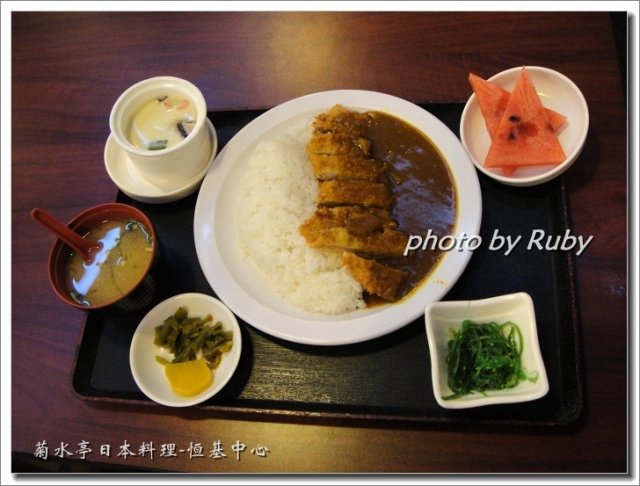 咖喱猪排套餐