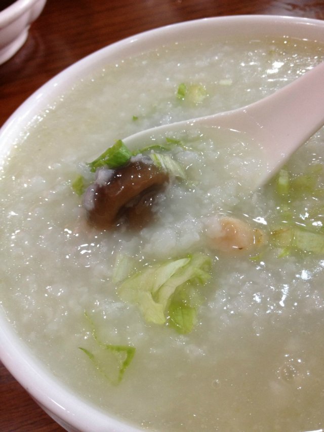 香菇干贝粥