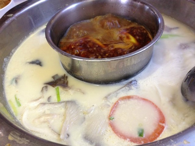 豆浆麻辣锅