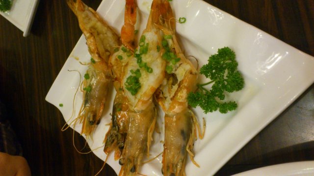 蒜蓉开边虾