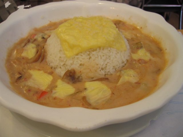 肝酱鲜虾蚝芝士捞饭