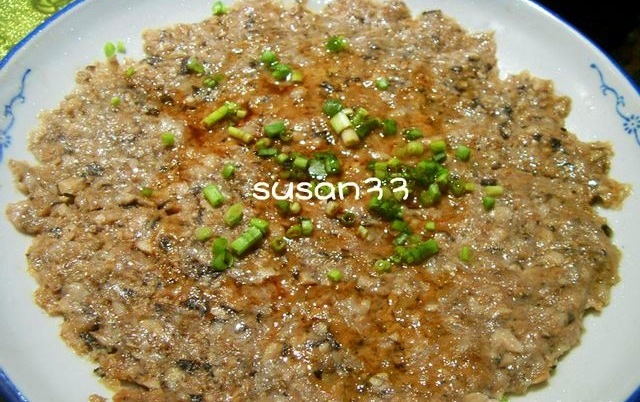 梅菜蒸肉饼