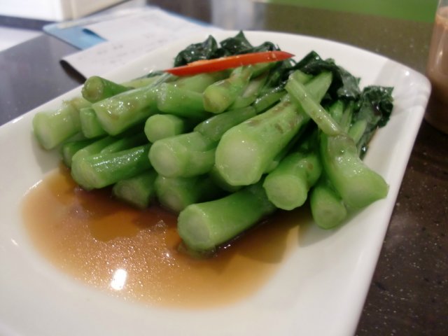 白灼广东菜心