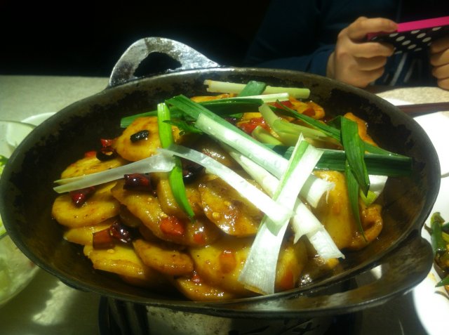 干锅土豆片