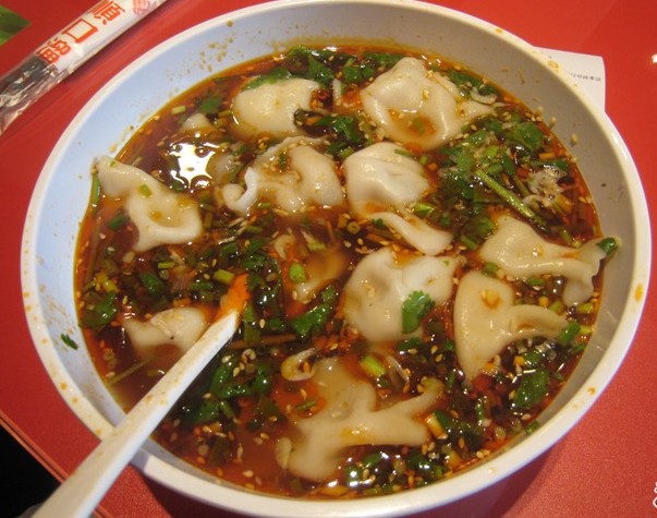酸汤水饺