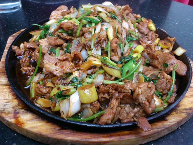 炒烤羊肉
