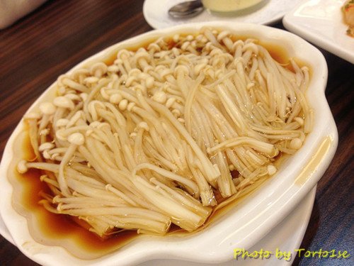 白灼金针菇
