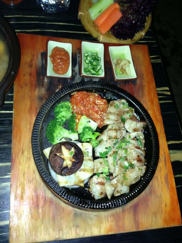 铁板烤五花肉
