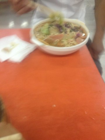 砂锅面，很大一锅，料足，够味，份量也足