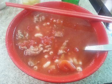 番茄牛肉通粉