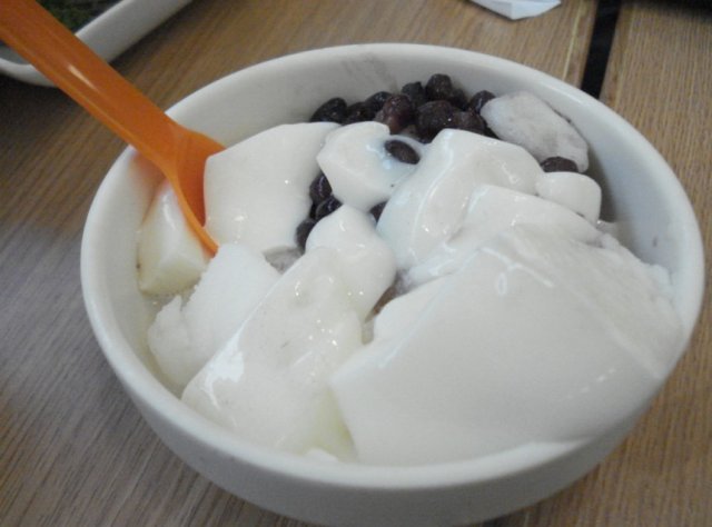 甜品:红豆乳酪布丁