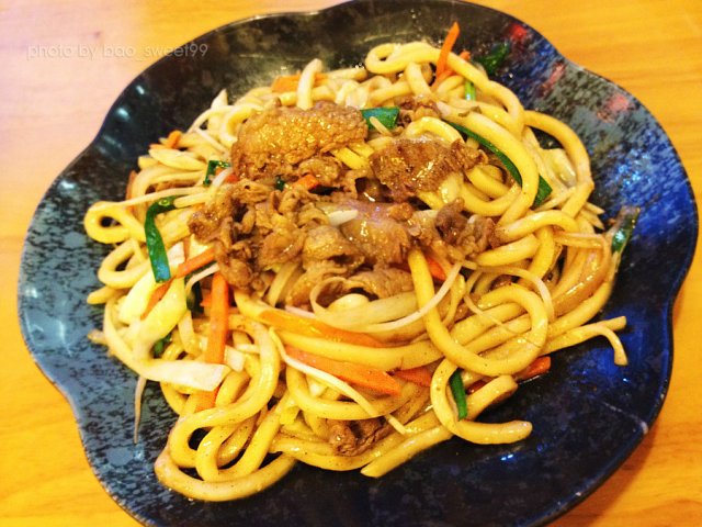 牛肉炒乌冬