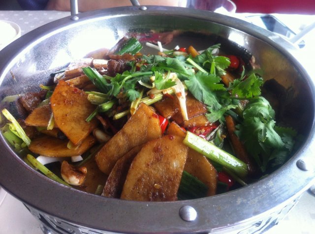 干锅土豆片