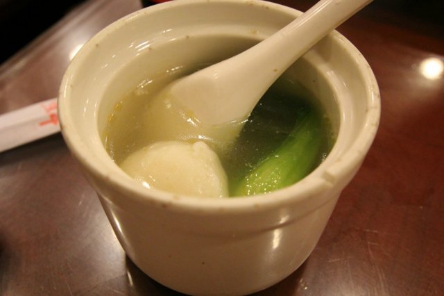 蟹黄鱼丸盅