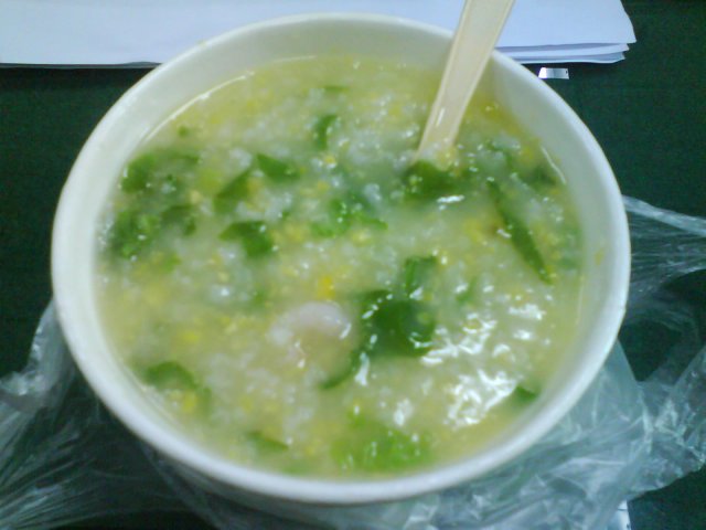 虾仁玉米粥